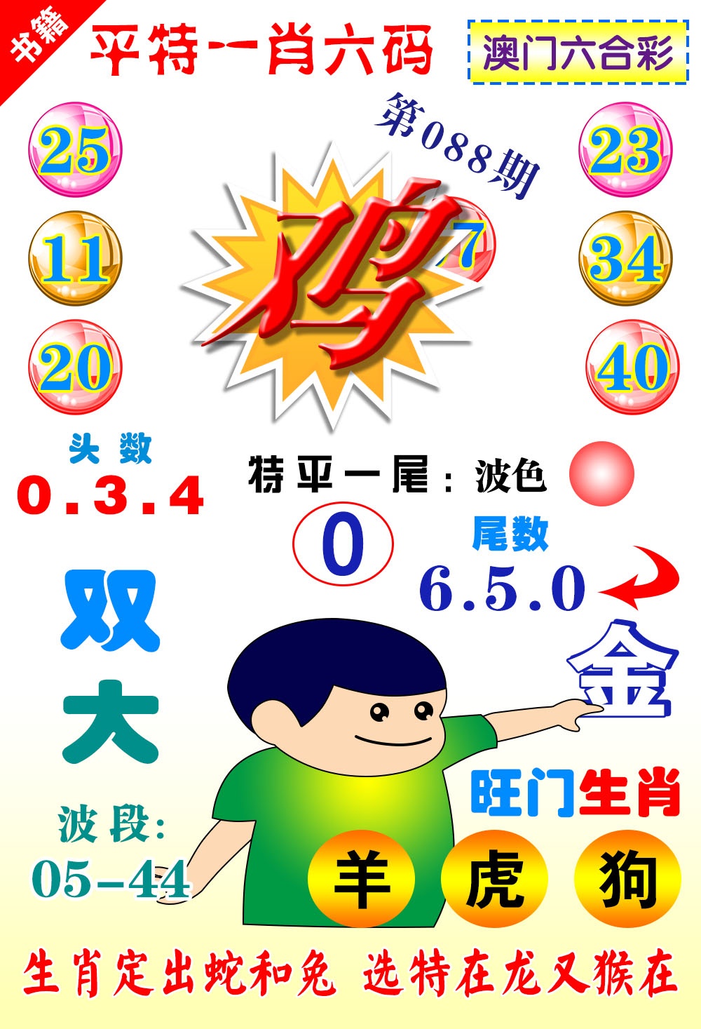 088期澳门一肖六码[图]