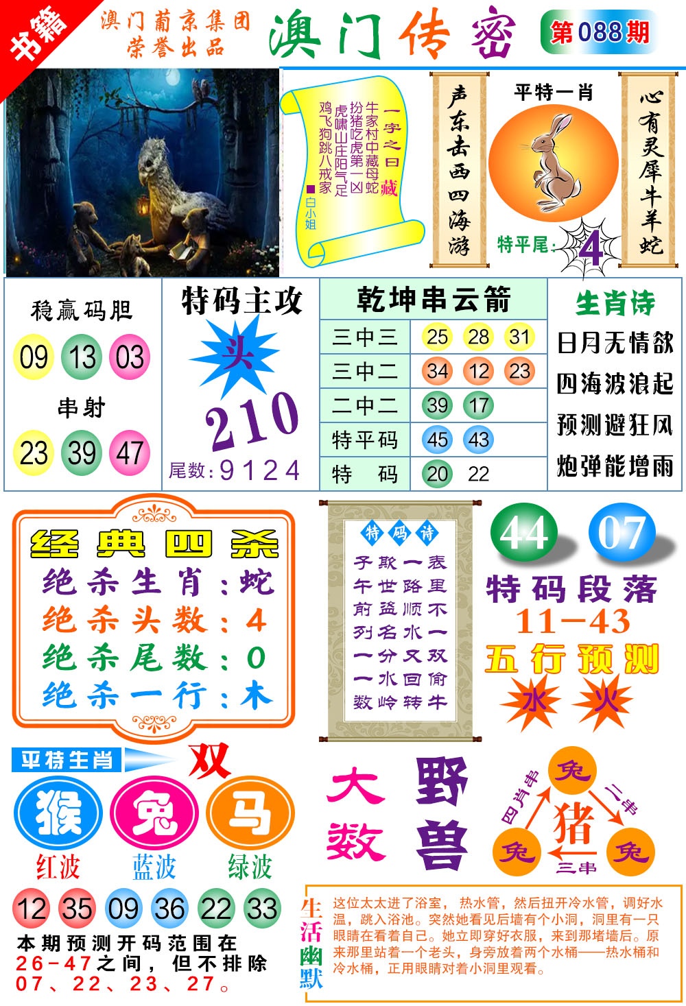 088期澳门传密一码[图]